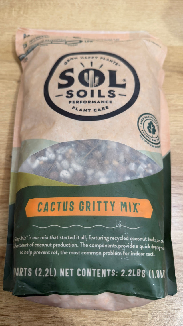 Two quart bag of fast draining cactus gritty soil mix